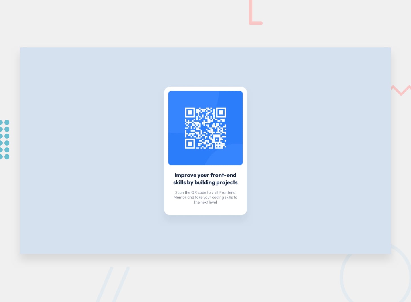 QR code component - Project Design